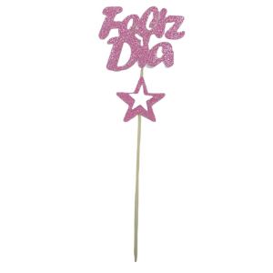 Pinche Feliz Dia Gibreado Goma Eva Con Estrella Rosa