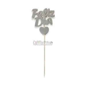 Pinche Feliz Dia Gibreado Con Corazon Plateado