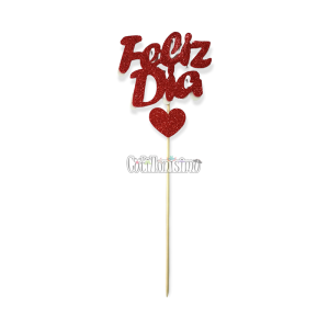 Pinche Feliz Dia Gibreado Con Corazon Rojo