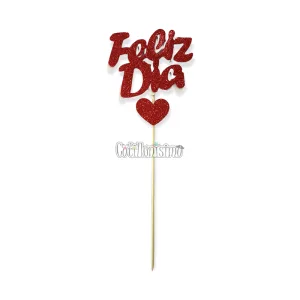 Pinche Feliz Dia Gibreado Con Corazon Rojo