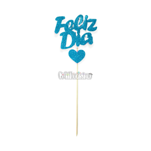 Pinche Feliz Dia Gibreado Con Corazon Turquesa
