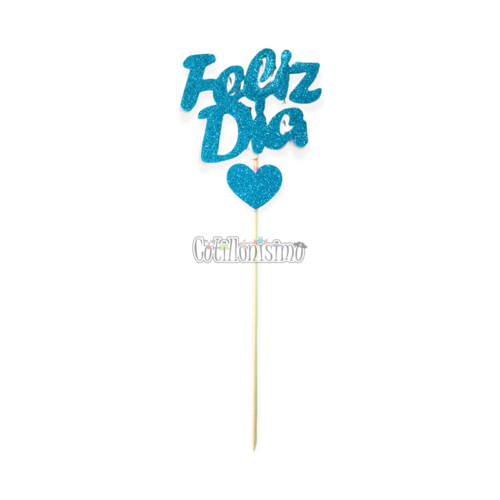 Pinche Feliz Dia Gibreado Con Corazon Turquesa