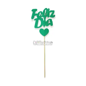 Pinche Feliz Dia Gibreado Con Corazon Esmeralda