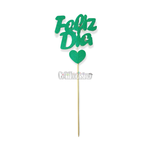 Pinche Feliz Dia Gibreado Con Corazon Esmeralda