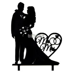 Topper para Torta Novios Modelo 5