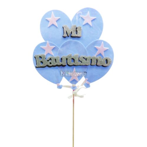 Pinche Mi Bautismo Globo Celeste Goma Eva