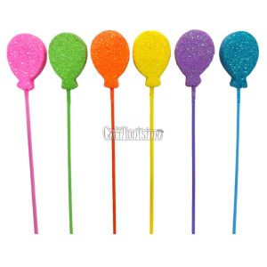 Pinche Gibre Goma Eva Globos Colores Surtidos x1 Unidad TKS