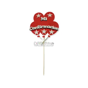 Pinche Mi Confirmacion Globo Rojo Goma Eva