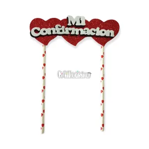 Pinche Mi Confirmación con Corazones