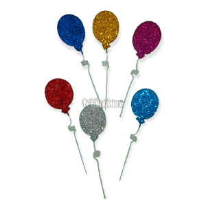Set Pinches Resorte Globo Colores Surtidos x6U