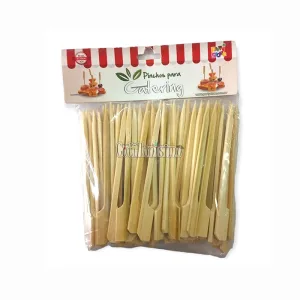 Pinches de Bamboo 10cm para Catering x100u