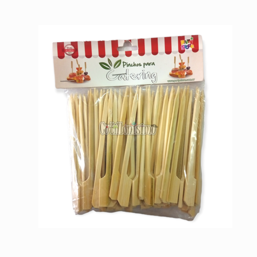 Pinches de Bamboo 10cm para Catering x100u