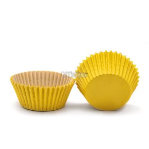 Pirotines Cupcakes Nº10 - Amarillo x25 Unidades