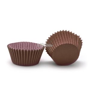 Pirotines Cupcakes Nº10 - Marron x25 U