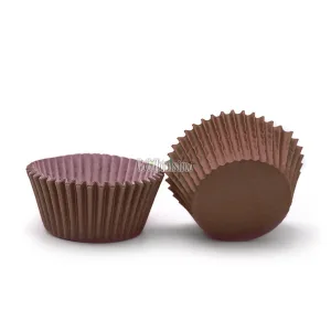 Pirotines Cupcakes Nº10 - Marron x25 U