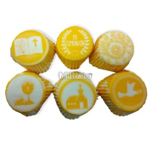 Pirotines Cupcakes Nº10 - Mi Comunión x25 Unidades