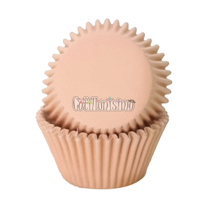 Pirotines Cupcakes Nº10 - Naranja Pastel x25U