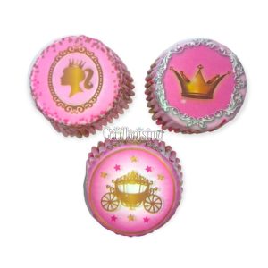 Pirotines Cupcakes Nº10 - Princesa x25 Unidades