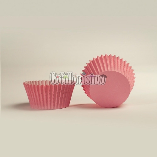 Pirotines Cupcakes Nº10 - Rosa x25 U
