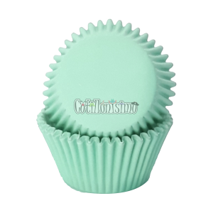 Pirotines Cupcakes Nº10 - Verde Pastel x25U