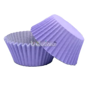 Pirotines Cupcakes Nº10 - Violeta Pastel x25U