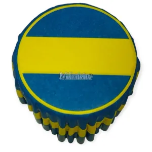 Pirotines Cupcakes Nº10 - Boca x25 Unidades