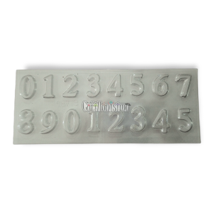 Placa Molde Números Chicos Acetato