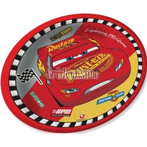 Plato Polipapel Cars X8 Unidades - Oficial