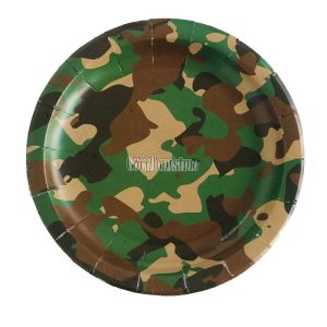 Plato Camuflado Polipapel x8u