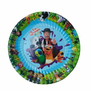 Plato Polipapel La Granja de Zenon X8 Unidades - Oficial