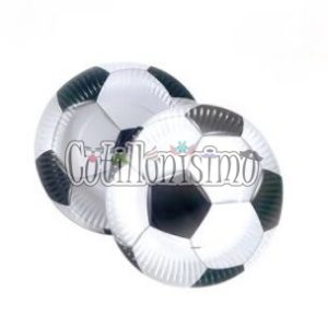 Plato Polipapel Pelota de Futbol x8 Unidades - Imagen 2