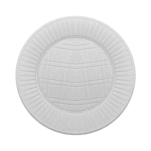 Plato Plastico CHICO Descartable Color Blanco X50 Unidades