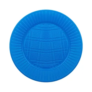Plato Plastico CHICO Descartable Color Celeste X50 Unidades