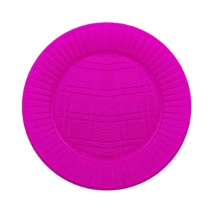Plato Plástico CHICO Descartable Color FUCSIA X50 Unidades