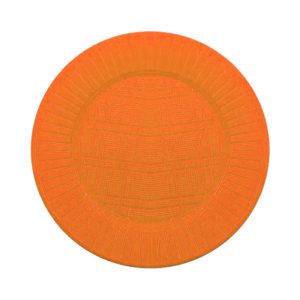 Plato Plástico CHICO Descartable Color NARANJA X50 Unidades