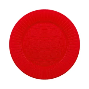 Plato Plástico CHICO Descartable Color ROJO X50 Unidades