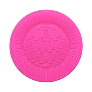 Plato Plástico CHICO Descartable Color ROSA X50 Unidades
