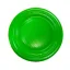 Plato Plástico Chico Descartable Color VERDE X24 Unidades