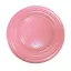 Plato Plástico Chico Descartable Color ROSA X24 Unidades