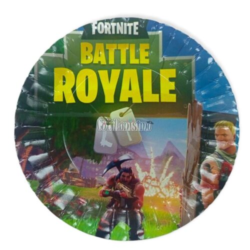Plato Polipapel FORTNITE X 10 Unidades - Imagen 3