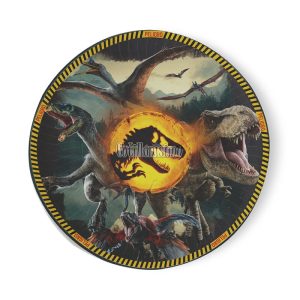 Plato Polipapel JURASSIC WORLD x8 Unidades - Oficial