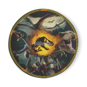 Plato Polipapel JURASSIC WORLD x8 Unidades - Oficial