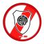Plato Polipapel RIVER PLATE X8 Unidades - Oficial