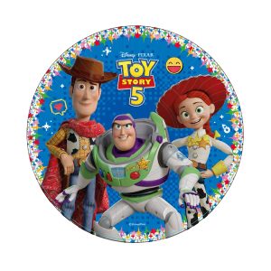 Plato Polipapel Toy Story 5 X 8 Unidades - Oficial
