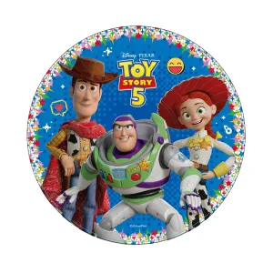 Plato Polipapel Toy Story 5 X 8 Unidades - Oficial