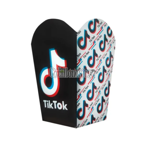 Cajita Pochoclera Tik Tok x10 Unidades