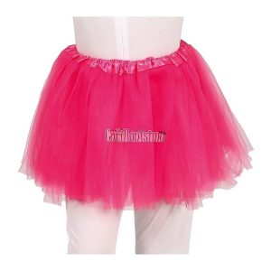 Pollera Tutú con Tul Color FUCSIA