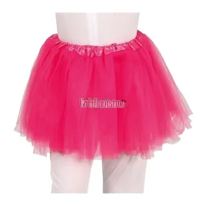 Pollera Tutú con Tul Color FUCSIA