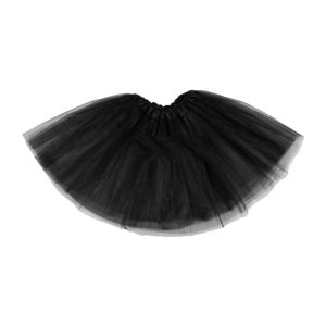 Pollera Tutú con Tul Color NEGRO