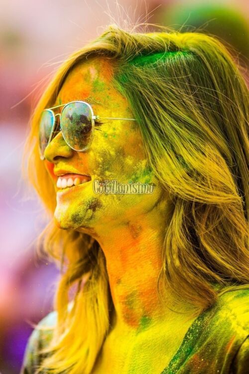 Polvo Holi Color Amarillo x50grs Pintafan